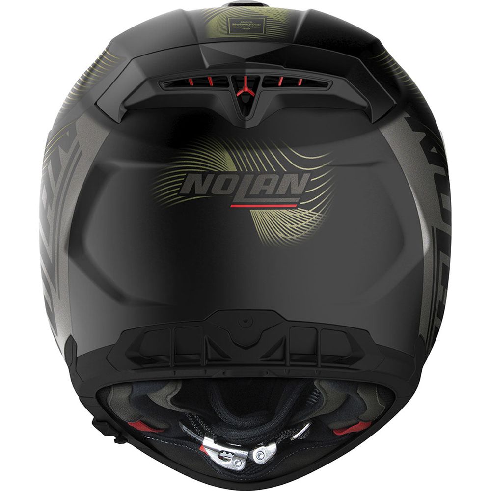 Nolan N80-8 Powerglide N-Com Full Face Helmet Flat Black / Gold (Image 6) - ThrottleChimp