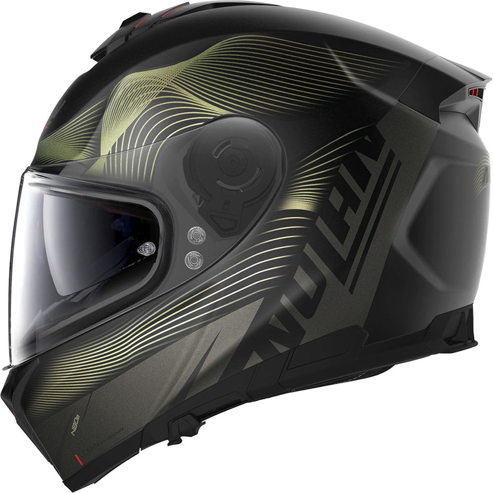 Nolan N80-8 Powerglide N-Com Full Face Helmet Flat Black / Gold (Image 4) - ThrottleChimp