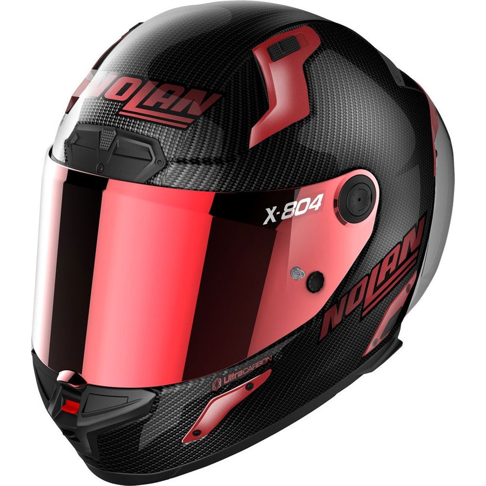 Nolan X-804 RS Ultra Carbon Iridium Edition Full Face Helmet Carbon / lridium - ThrottleChimp