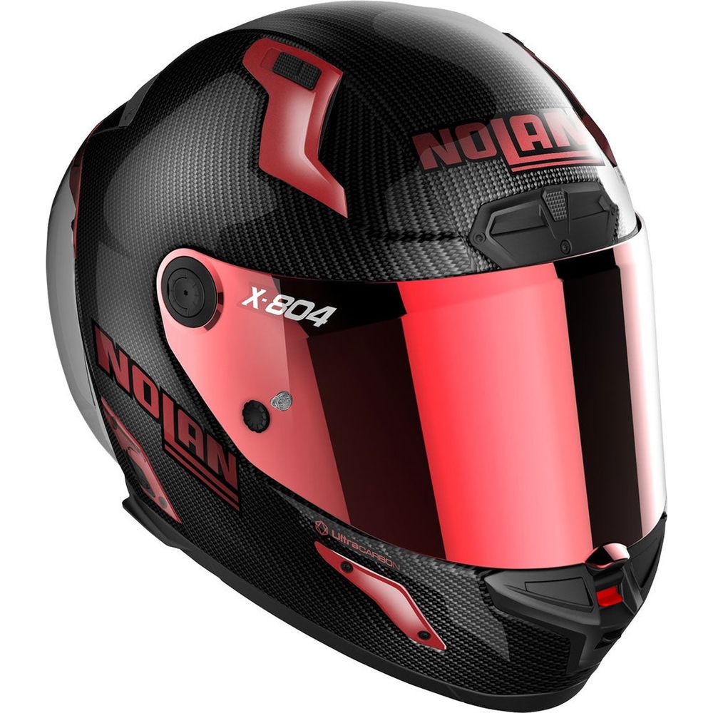 Nolan X-804 RS Ultra Carbon Iridium Edition Full Face Helmet Carbon / lridium (Image 3) - ThrottleChimp