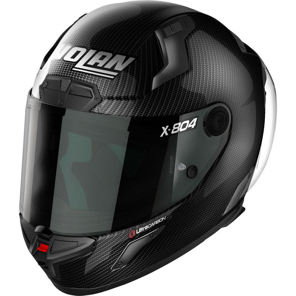 Nolan X-804 RS Ultra Carbon Puro Full Face Helmet Gloss Carbon - ThrottleChimp