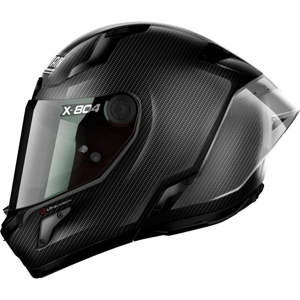 Nolan X-804 RS Ultra Carbon Puro Full Face Helmet Gloss Carbon (Image 4) - ThrottleChimp