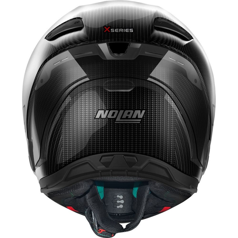 Nolan X-804 RS Ultra Carbon Silver Edition Full Face Helmet Carbon / Silver (Image 5) - ThrottleChimp