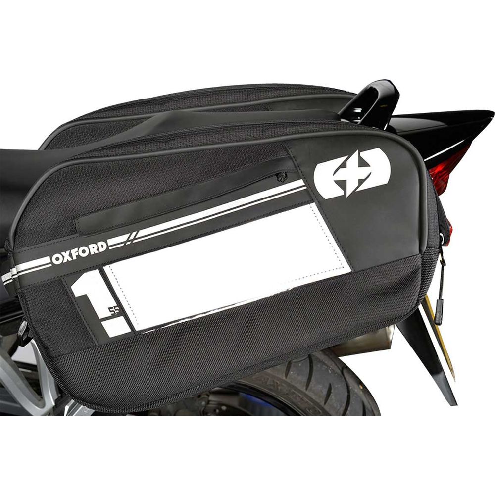 Oxford F1 Large Pannier Bag Black - 55 Litres (Image 2) - ThrottleChimp