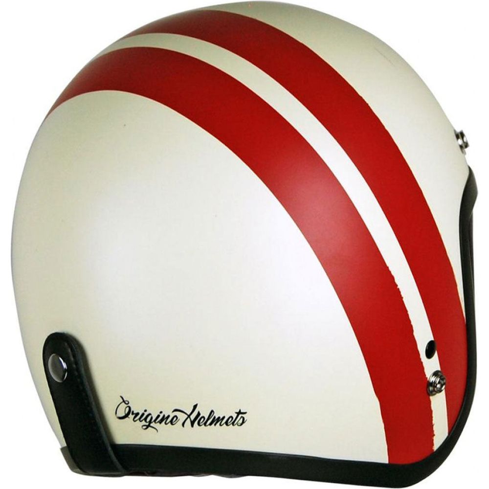 Origine Primo ECE 22.05 Open Face Helmet Jack Red / White (Image 2) - ThrottleChimp