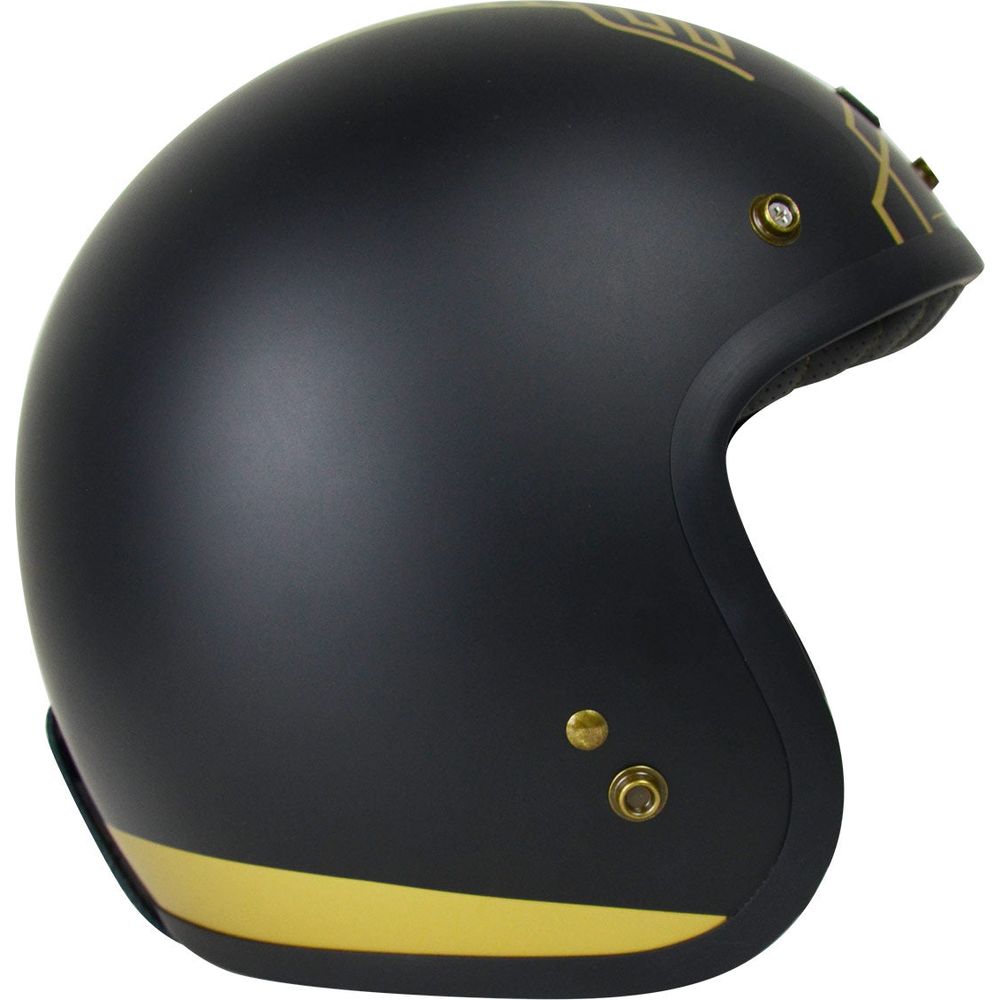 Origine Primo ECE 22.05 Open Face Helmet Limited Edition Ten Matt Black (Image 2) - ThrottleChimp