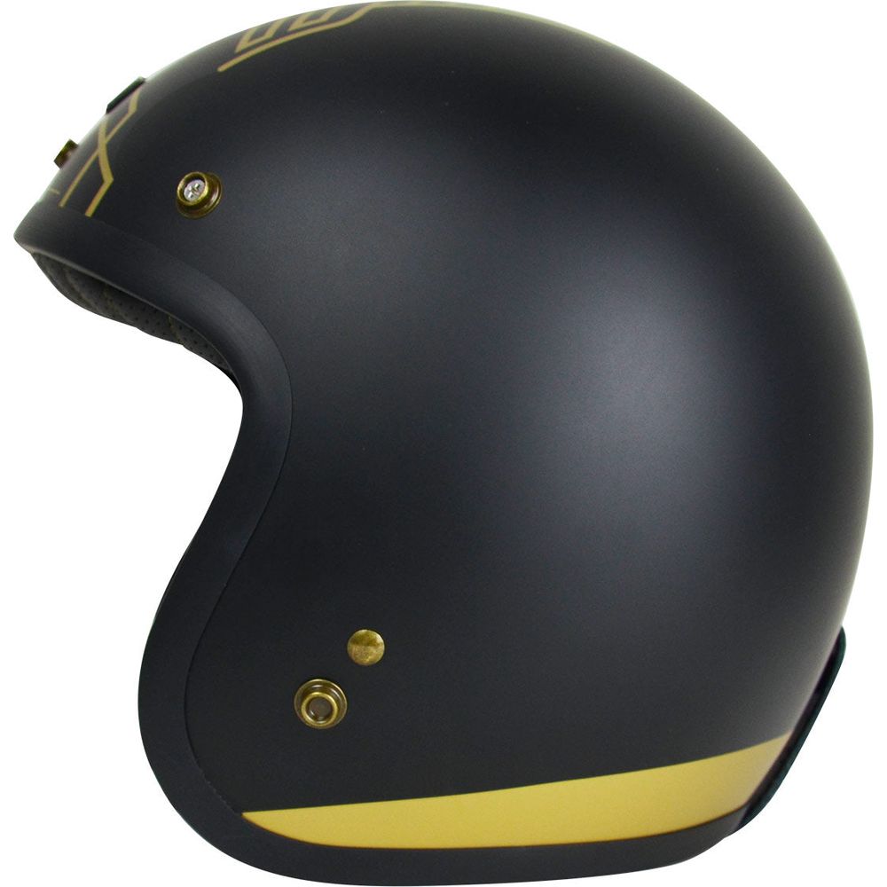 Origine Primo ECE 22.05 Open Face Helmet Limited Edition Ten Matt Black (Image 3) - ThrottleChimp