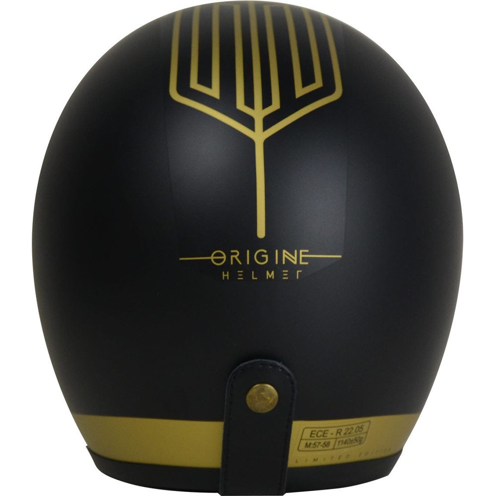 Origine Primo ECE 22.05 Open Face Helmet Limited Edition Ten Matt Black (Image 6) - ThrottleChimp