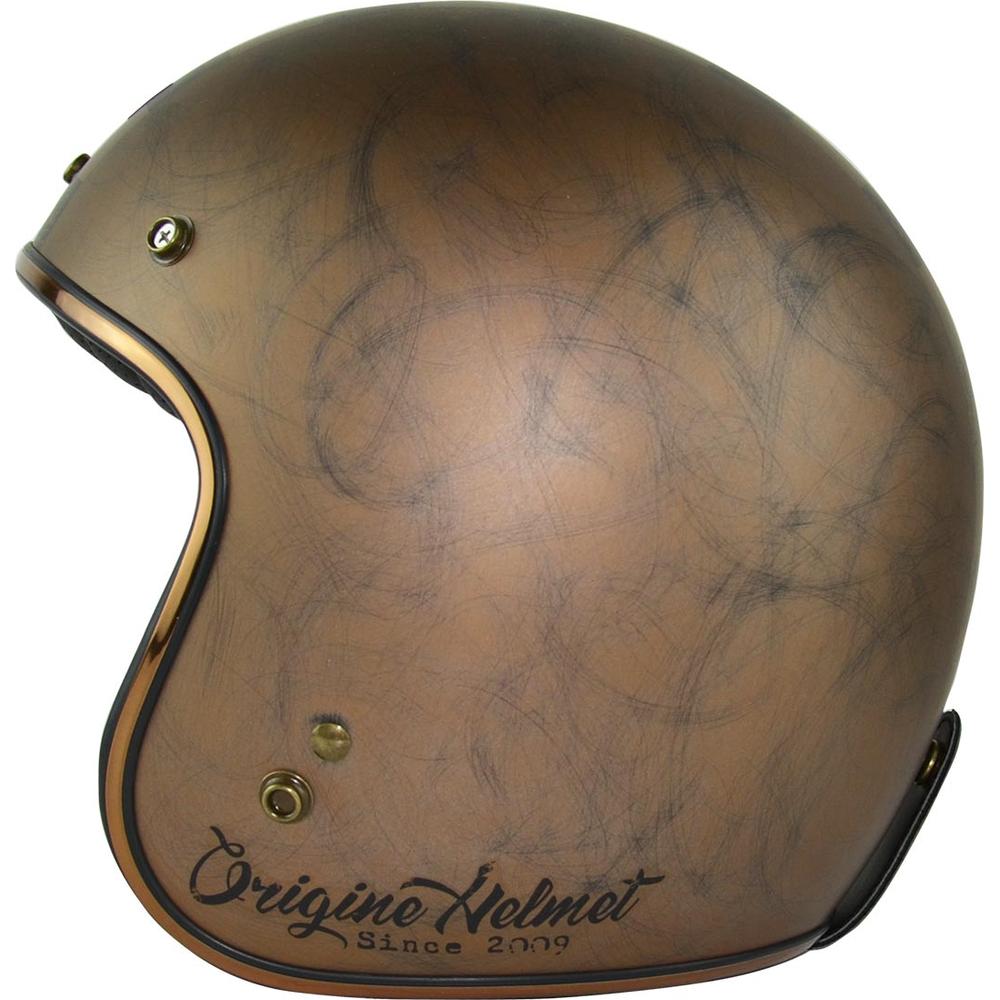 Origine Primo ECE 22.05 Open Face Helmet Scacco Matt Brown (Image 2) - ThrottleChimp