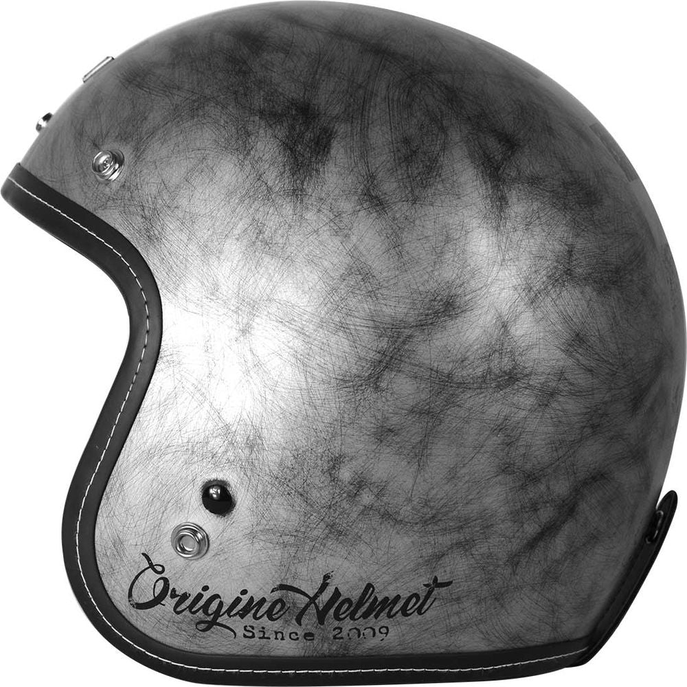 Origine Primo ECE 22.05 Open Face Helmet Scacco Silver (Image 2) - ThrottleChimp