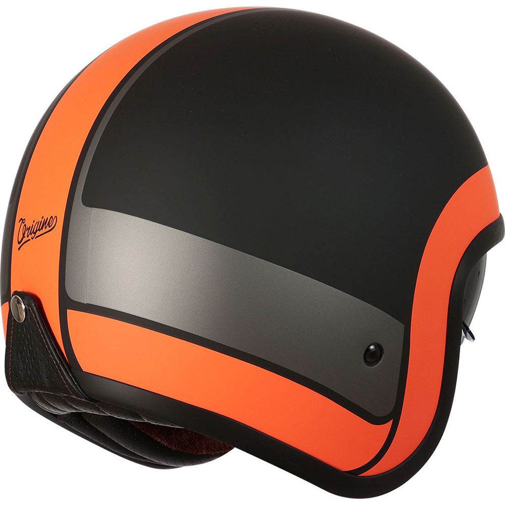 Origine Sprint ECE 22.05 Open Face Helmet Record Orange / Matt Black (Image 2) - ThrottleChimp