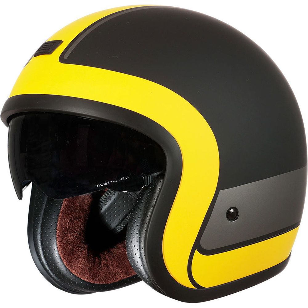 Origine Sprint ECE 22.05 Open Face Helmet Record Yellow / Matt Black - ThrottleChimp