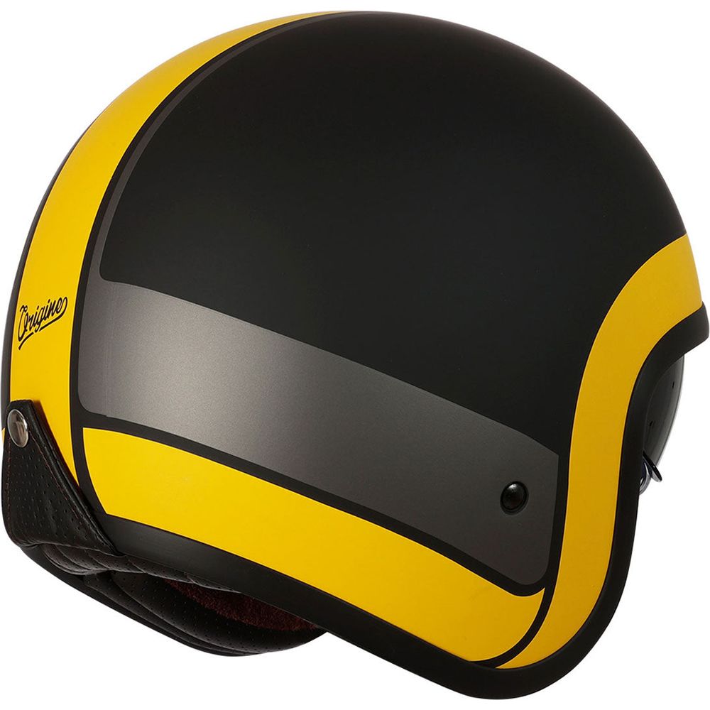 Origine Sprint ECE 22.05 Open Face Helmet Record Yellow / Matt Black (Image 2) - ThrottleChimp