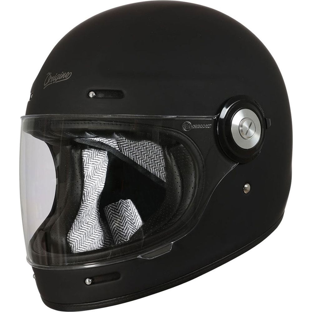 Origine Vega ECE 22.06 Full Face Helmet Distinguished Matt Black - ThrottleChimp