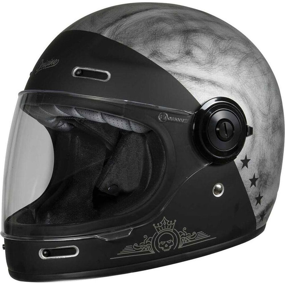 Origine Vega ECE 22.06 Full Face Helmet Rocker Matt Silver - ThrottleChimp