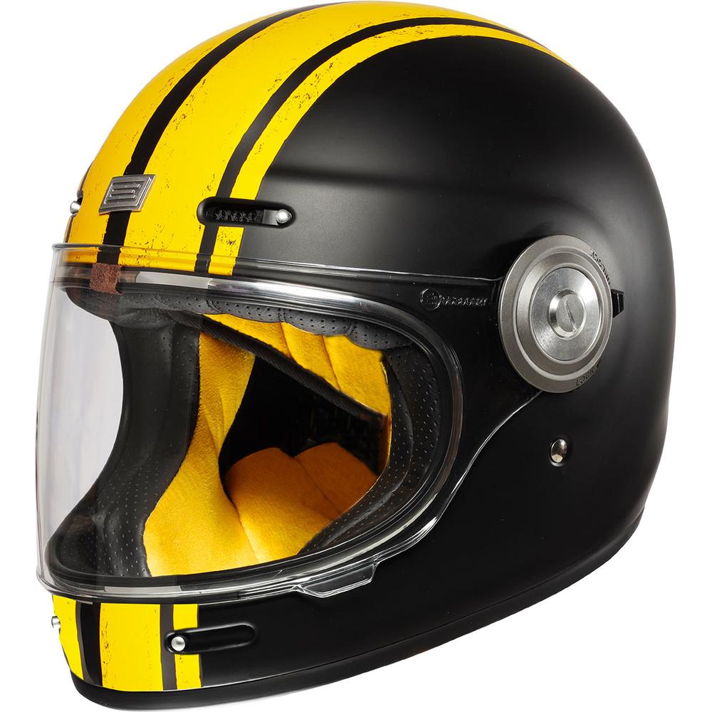 Origine Vega ECE 22.05 Full Face Helmet Custom Black / Yellow - ThrottleChimp