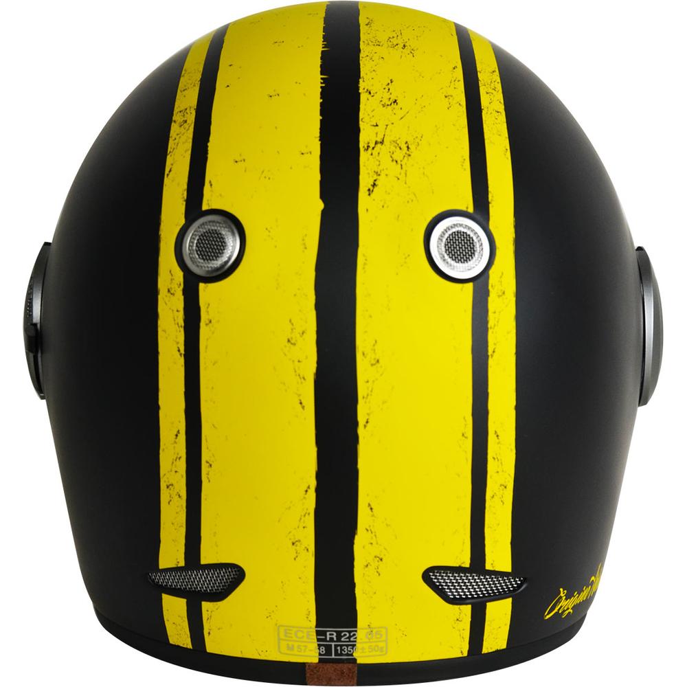 Origine Vega ECE 22.05 Full Face Helmet Custom Black / Yellow (Image 5) - ThrottleChimp