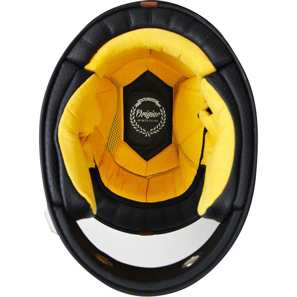 Origine Vega ECE 22.05 Full Face Helmet Custom Black / Yellow (Image 6) - ThrottleChimp