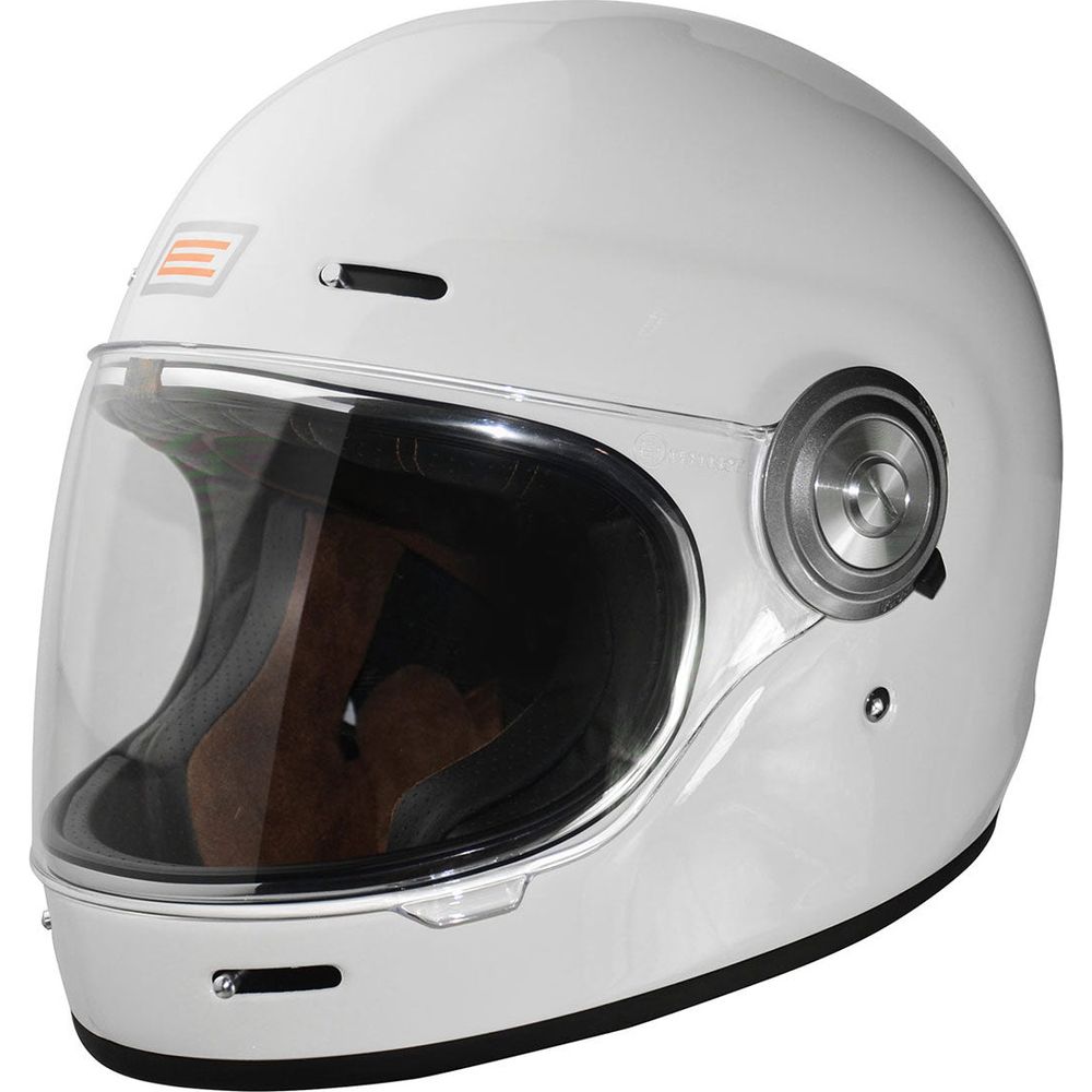 Origine Vega ECE 22.05 Full Face Helmet Solid Gloss White - ThrottleChimp