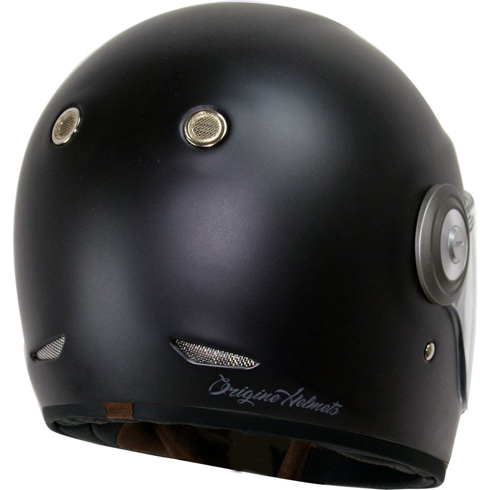 Origine Vega ECE 22.05 Full Face Helmet Stripe Matt Black / Grey (Image 3) - ThrottleChimp