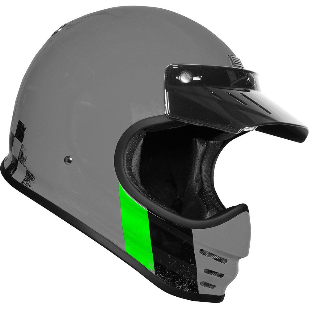 Origine Virgo ECE 22.05 Full Face Helmet Danny Grey (Image 2) - ThrottleChimp