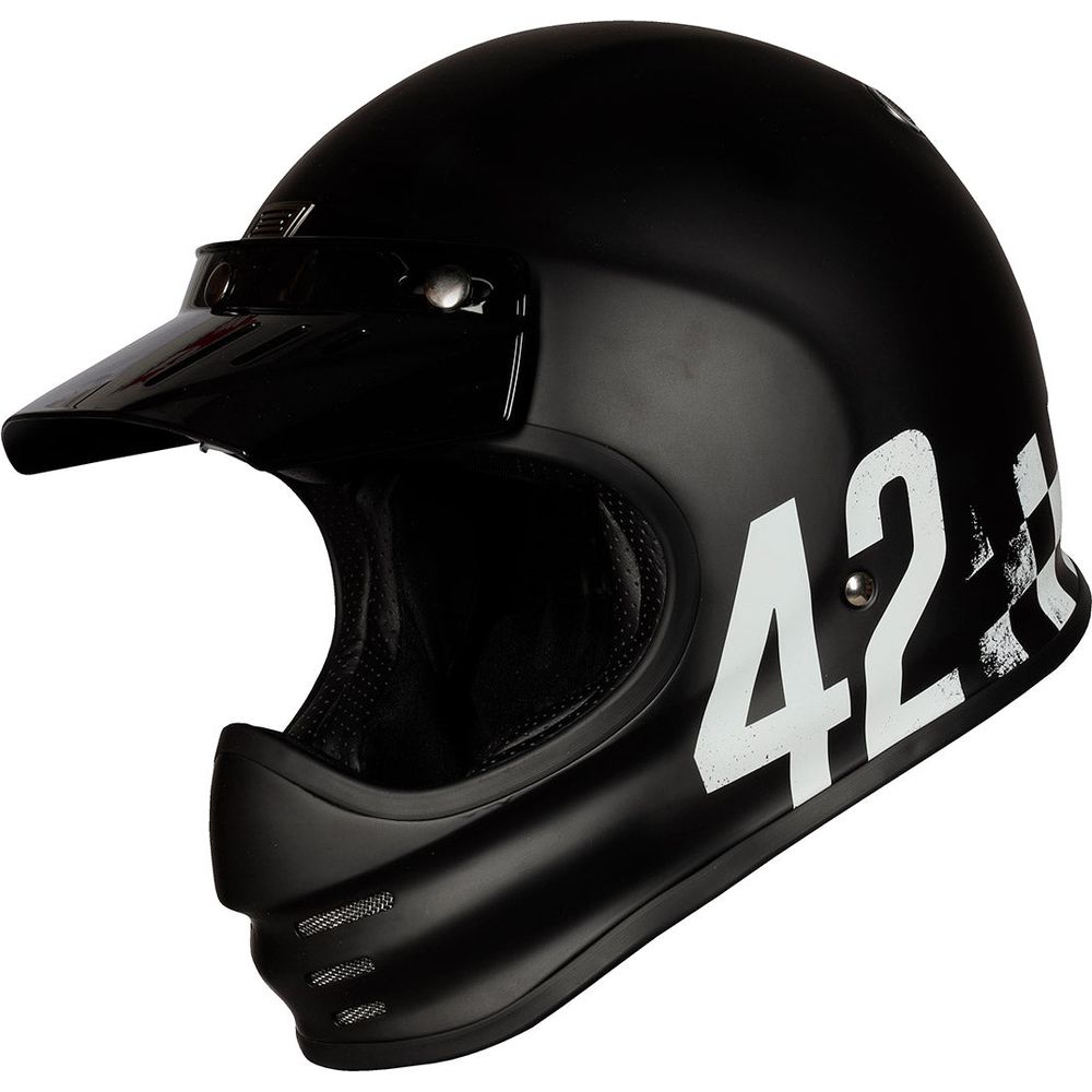 Origine Virgo ECE 22.05 Full Face Helmet Danny Matt Black - ThrottleChimp