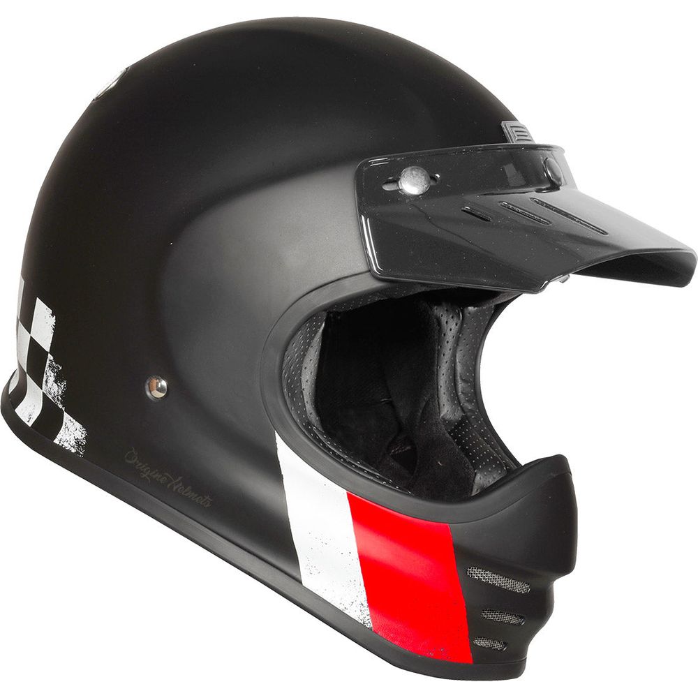 Origine Virgo ECE 22.05 Full Face Helmet Danny Matt Black (Image 2) - ThrottleChimp