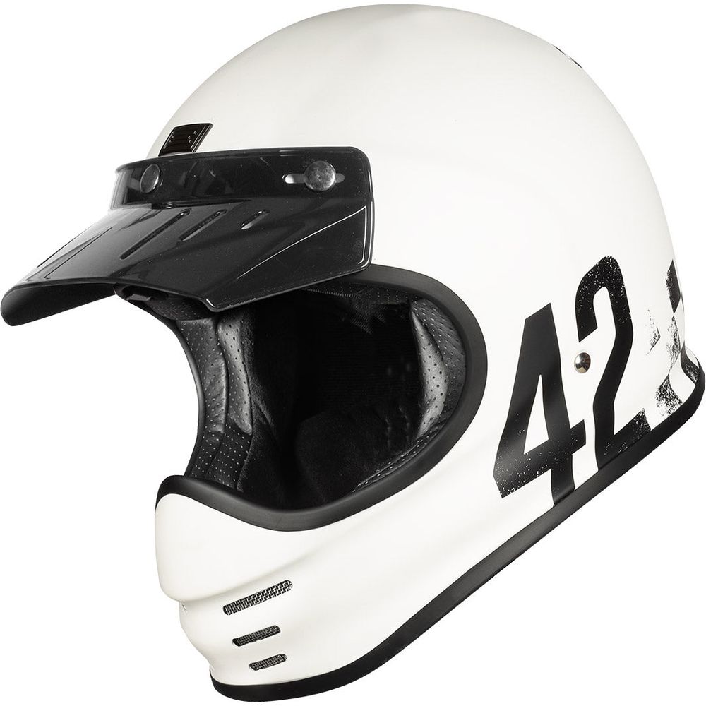 Origine Virgo ECE 22.05 Full Face Helmet Danny Matt White - ThrottleChimp