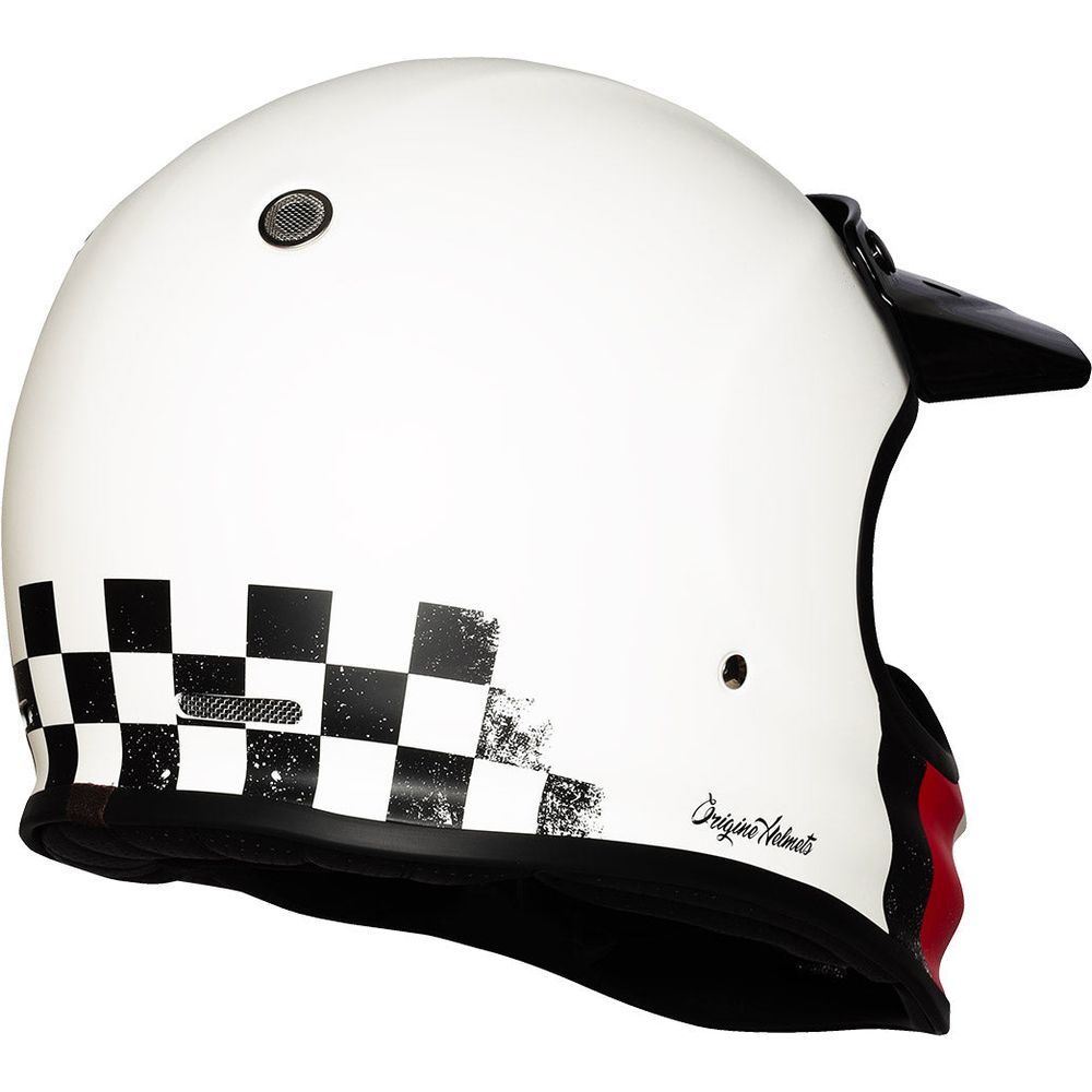 Origine Virgo ECE 22.05 Full Face Helmet Danny Matt White (Image 3) - ThrottleChimp