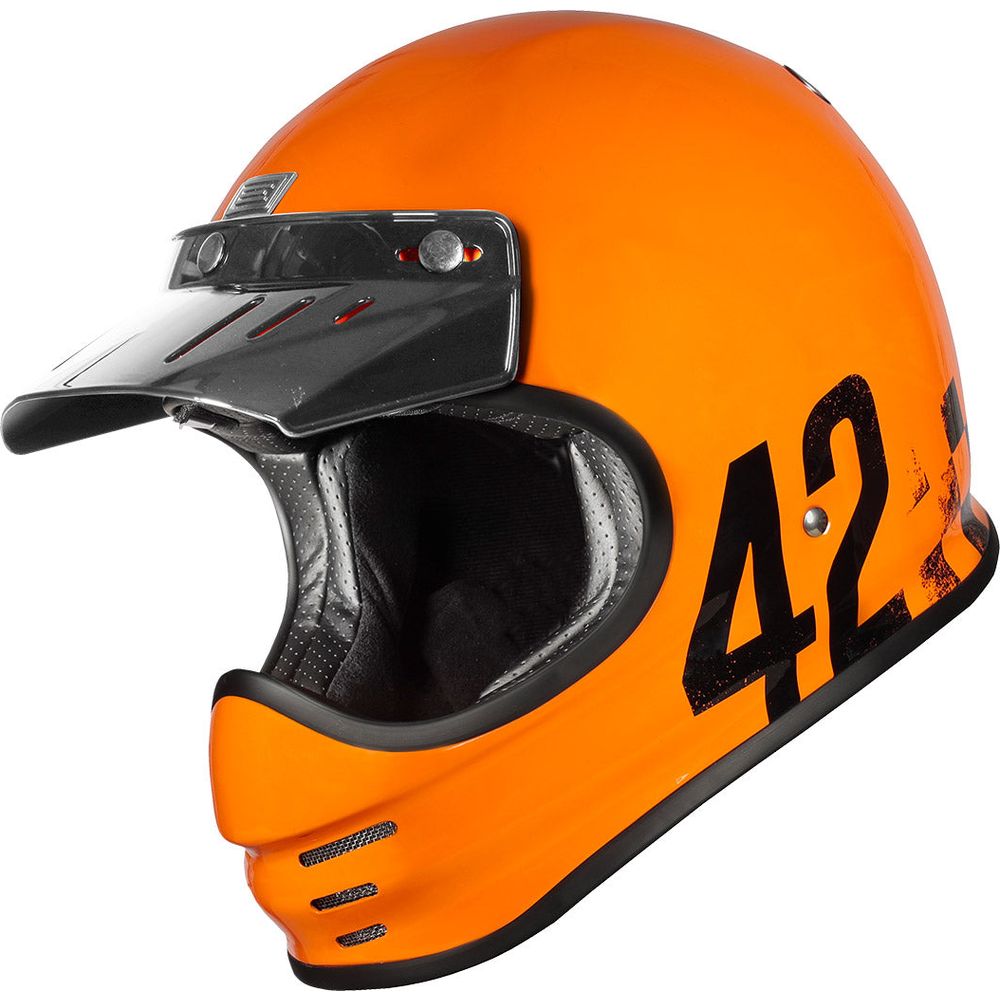 Origine Virgo ECE 22.05 Full Face Helmet Danny Orange - ThrottleChimp