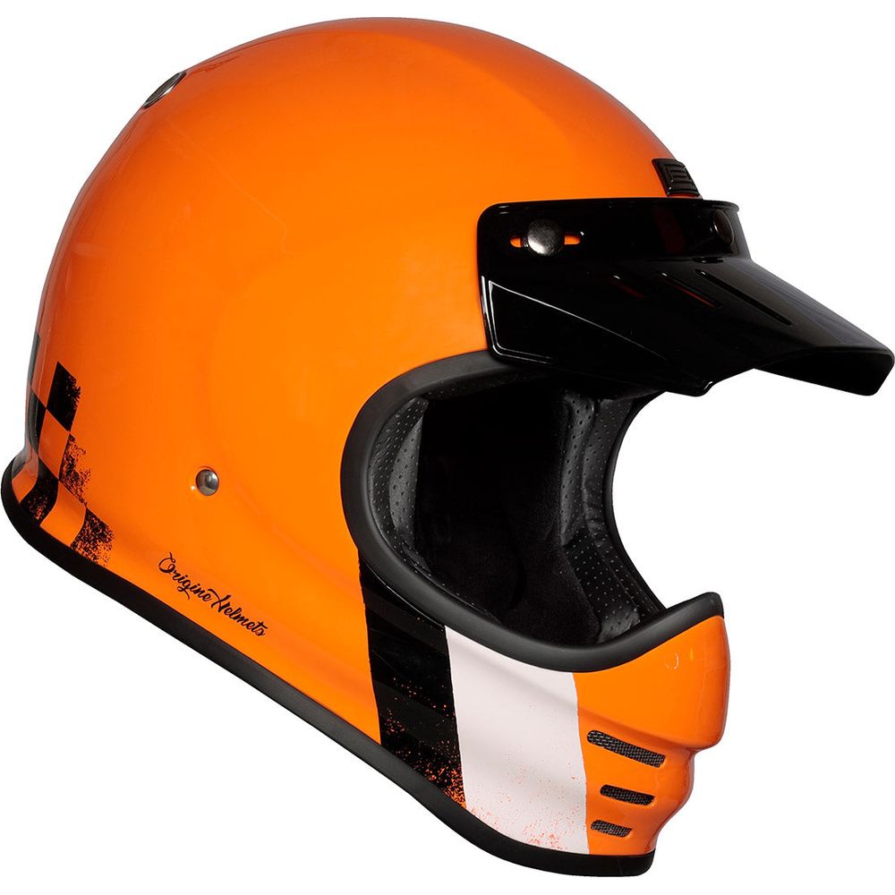 Origine Virgo ECE 22.05 Full Face Helmet Danny Orange (Image 2) - ThrottleChimp