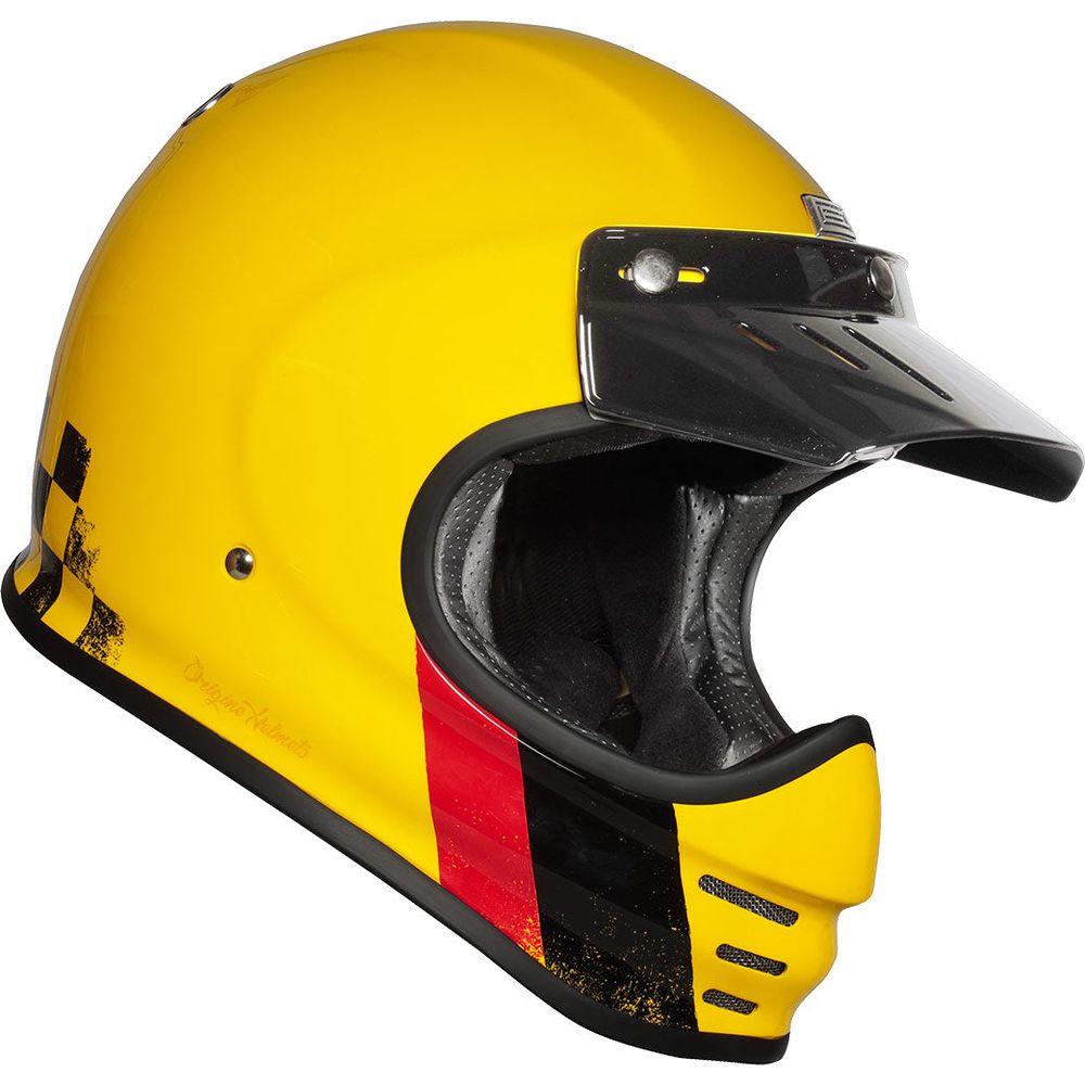 Origine Virgo ECE 22.05 Full Face Helmet Danny Yellow (Image 2) - ThrottleChimp