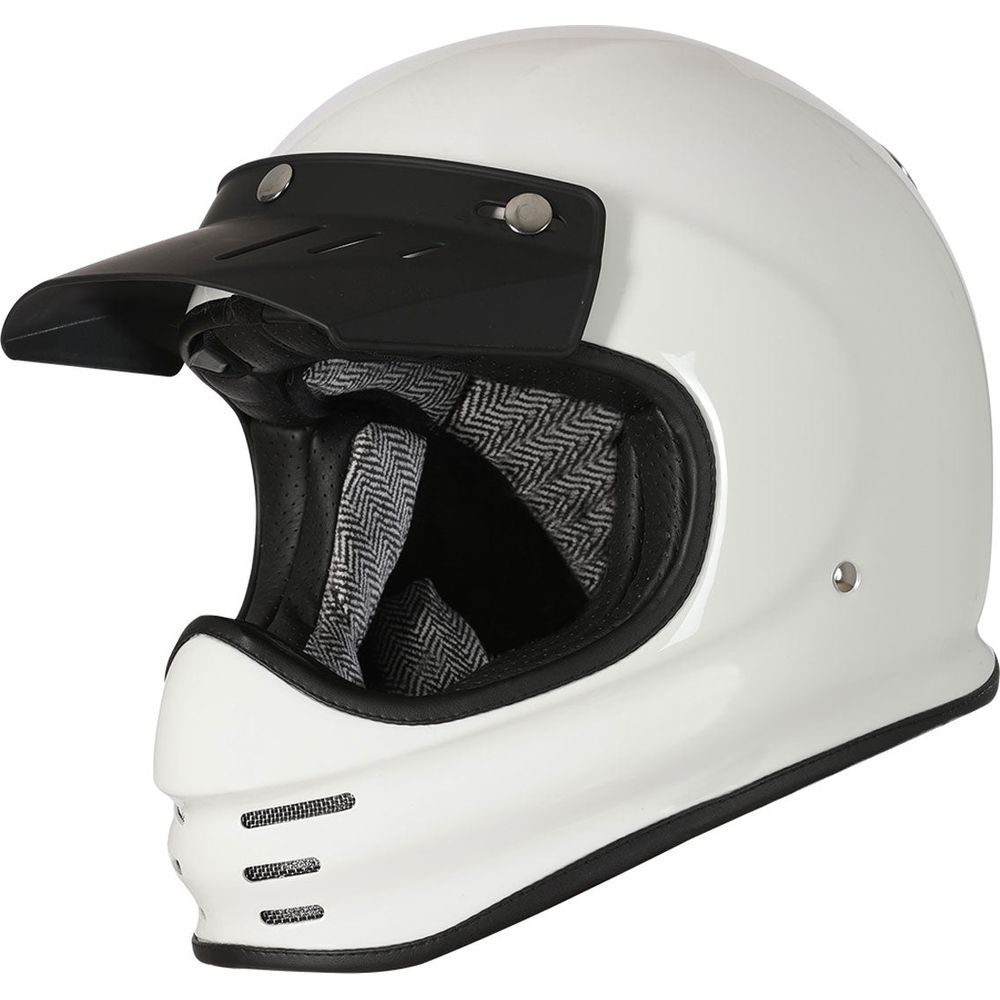 Origine Virgo ECE 22.05 Full Face Helmet Distinguished Gloss White - ThrottleChimp