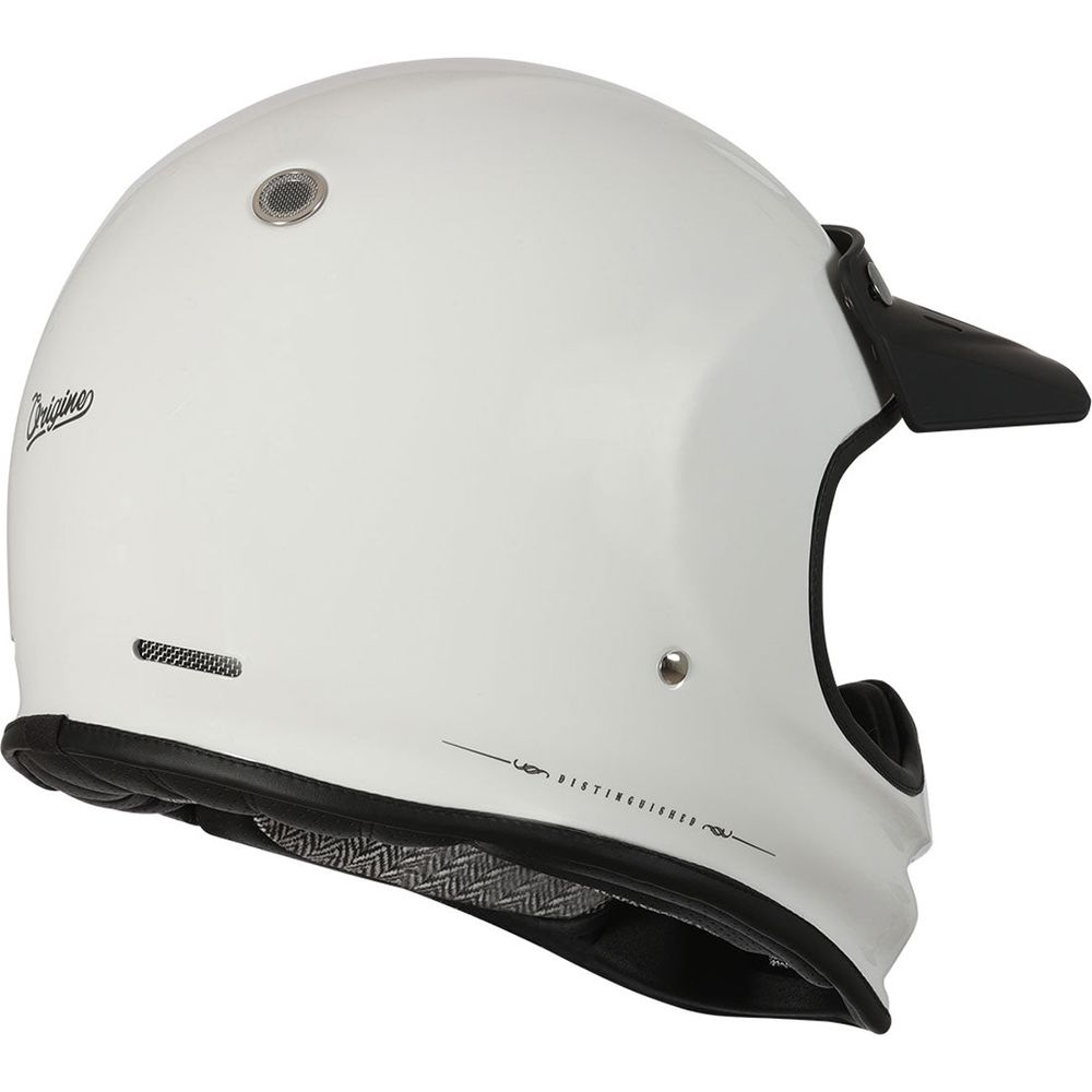 Origine Virgo ECE 22.05 Full Face Helmet Distinguished Gloss White (Image 2) - ThrottleChimp