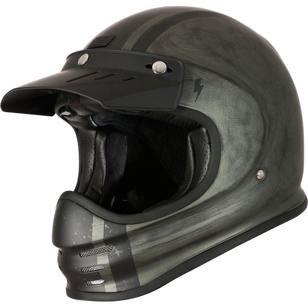 Origine Virgo ECE 22.05 Full Face Helmet Speed Army Green / Black - ThrottleChimp