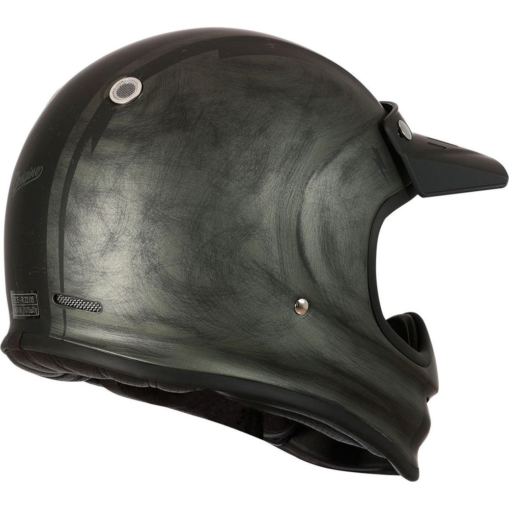 Origine Virgo ECE 22.05 Full Face Helmet Speed Army Green / Black (Image 2) - ThrottleChimp