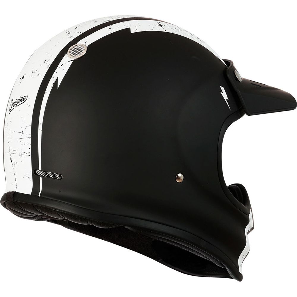 Origine Virgo ECE 22.05 Full Face Helmet Speed Black / White (Image 2) - ThrottleChimp