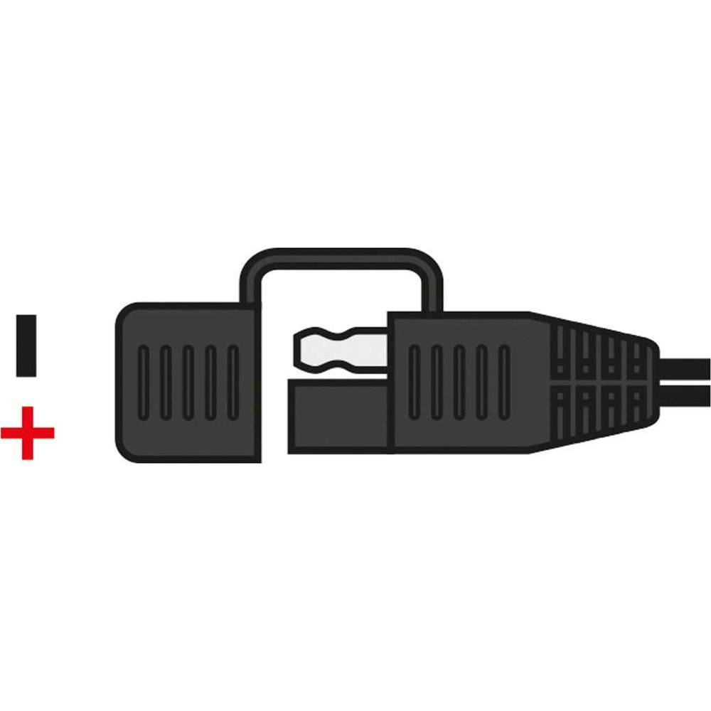 Oxford 12V Plug To USA / SAE Connector Black - 0.5m Lead (Image 3) - ThrottleChimp