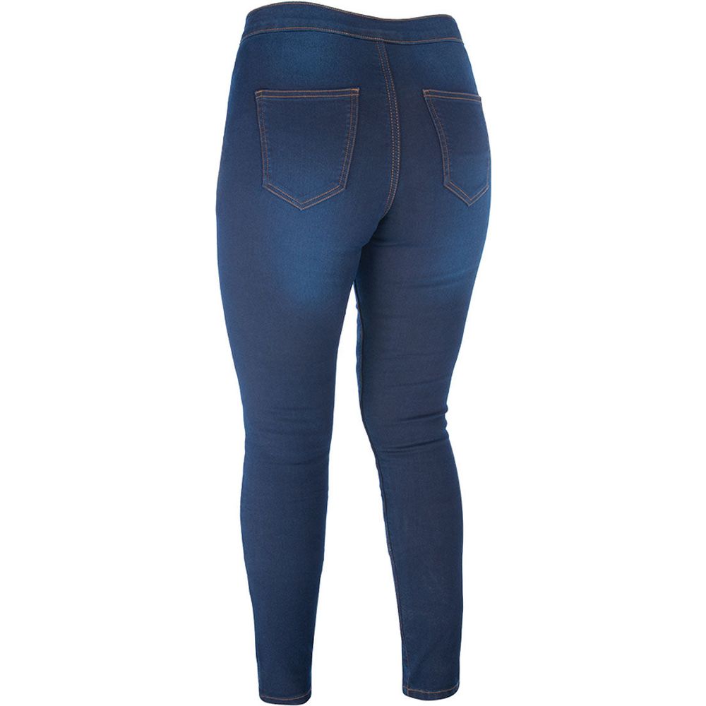 Oxford Super 2.0 Ladies Jegging Indigo (Image 2) - ThrottleChimp