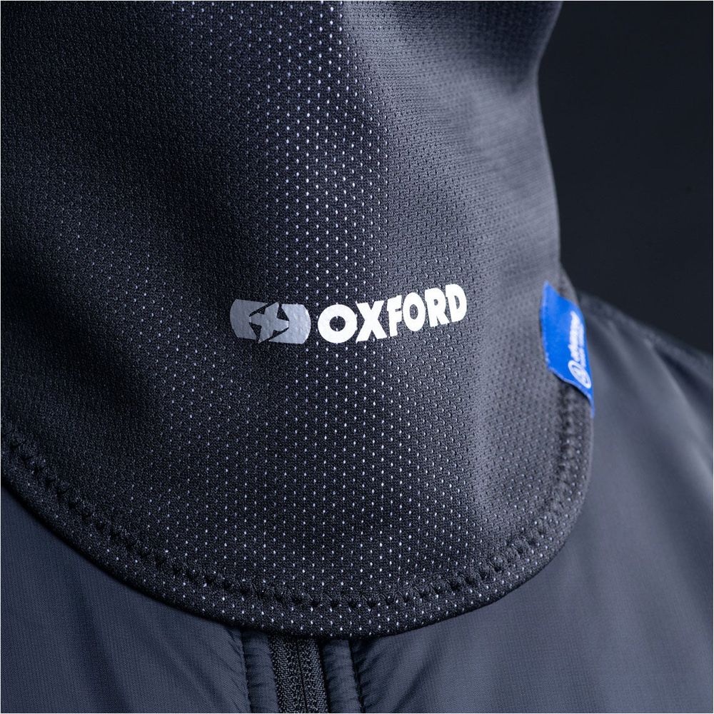 Oxford Advanced Storm Collar Neck Shield Black (Image 3) - ThrottleChimp