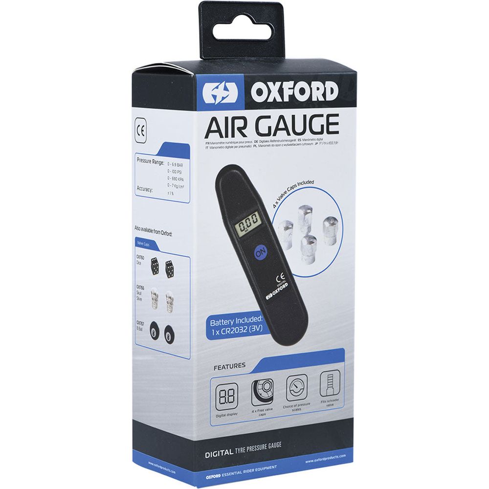 Oxford AirGauge Digital Tyre Pressure Gauge (Image 2) - ThrottleChimp