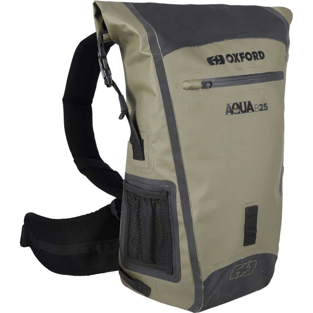 Oxford Aqua B25 Hydro Backpack Khaki / Black - 25 Litres - ThrottleChimp