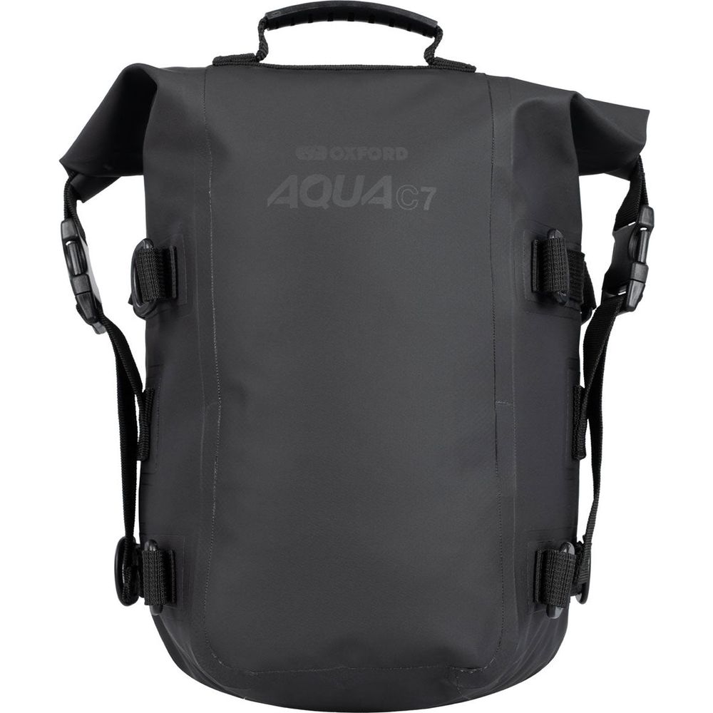 Oxford Aqua C7 Crash Bar Bag Black - 7 Litres (Image 2) - ThrottleChimp