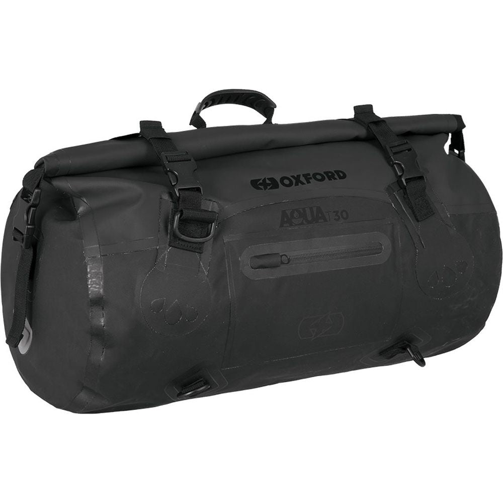 Oxford Aqua T30 Roll Bag Black - 30 Litres (Image 2) - ThrottleChimp