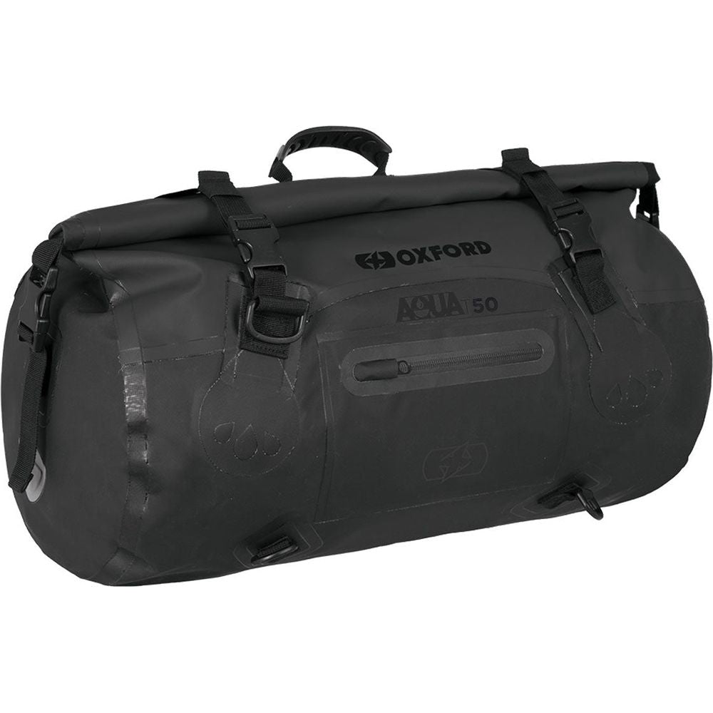 Oxford Aqua T50 Roll Bag Black - 50 Litres (Image 2) - ThrottleChimp