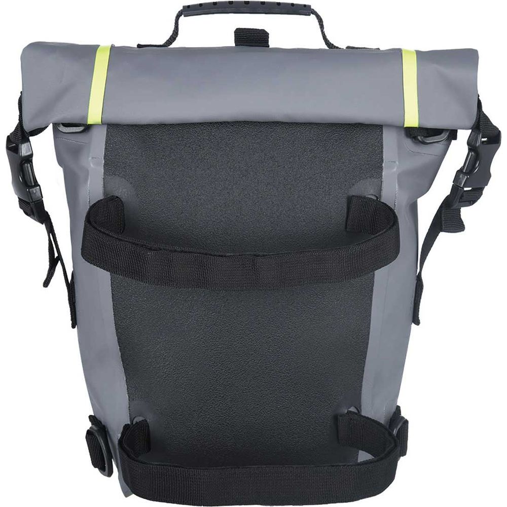 Oxford Aqua T8 Tail Bag Black / Grey / Fluo Yellow - 8 Litres (Image 3) - ThrottleChimp