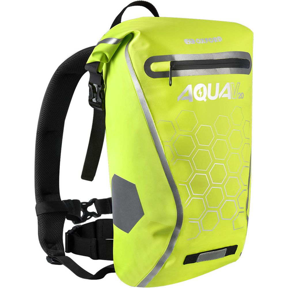 Oxford Aqua V20 Waterproof Backpack Fluo Yellow - 20 Litres - ThrottleChimp