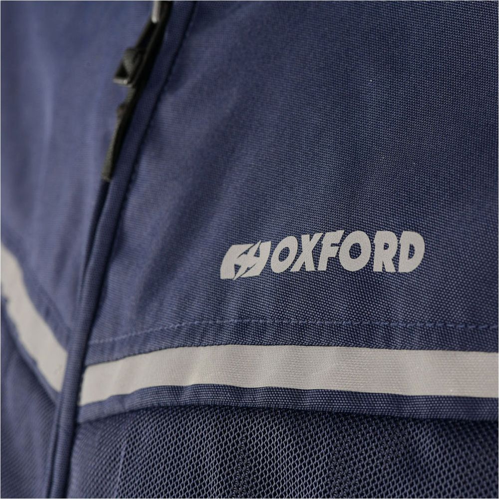 Oxford Arizona 1.0 Air Textile Jacket Navy (Image 4) - ThrottleChimp