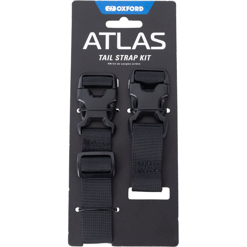 Oxford Tail Straps Kit Black For Atlas Advanced Tour Packs - ThrottleChimp