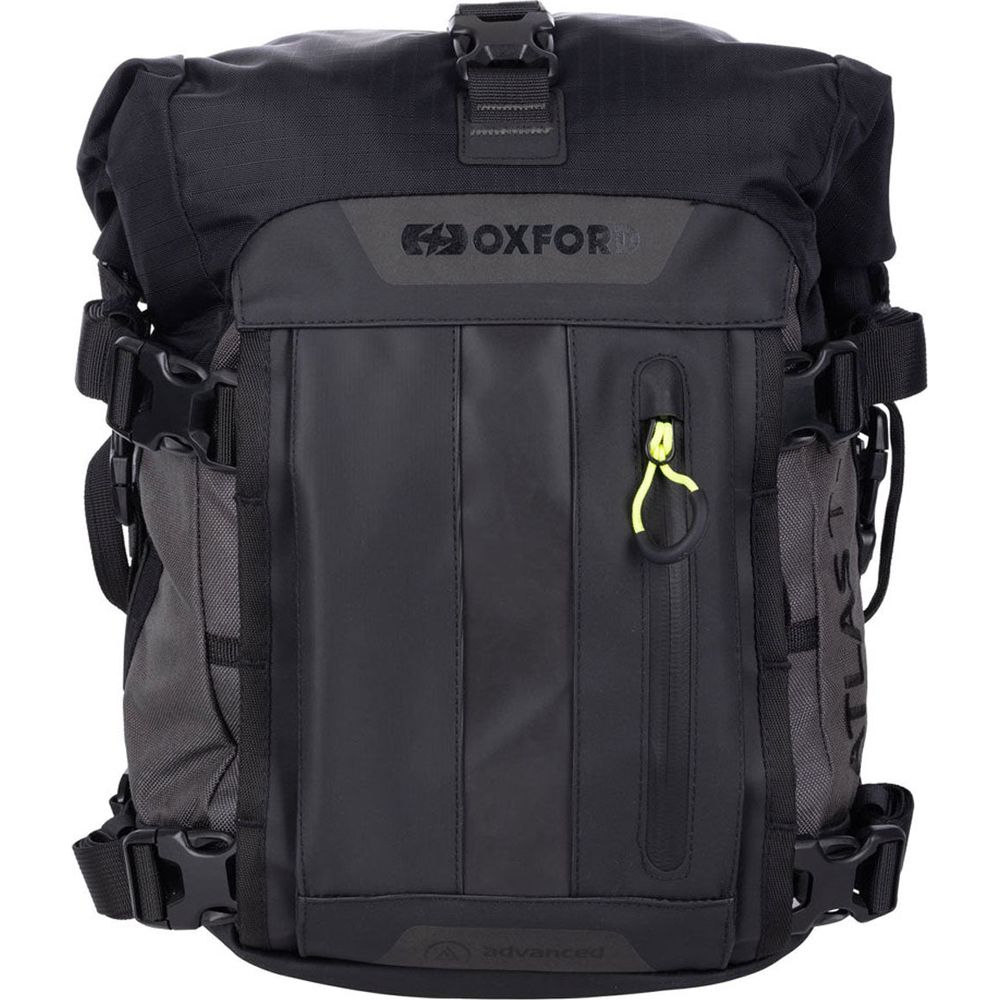 Oxford Atlas T-10 Advanced Tour Pack Charcoal / Black - 10 Liter - ThrottleChimp